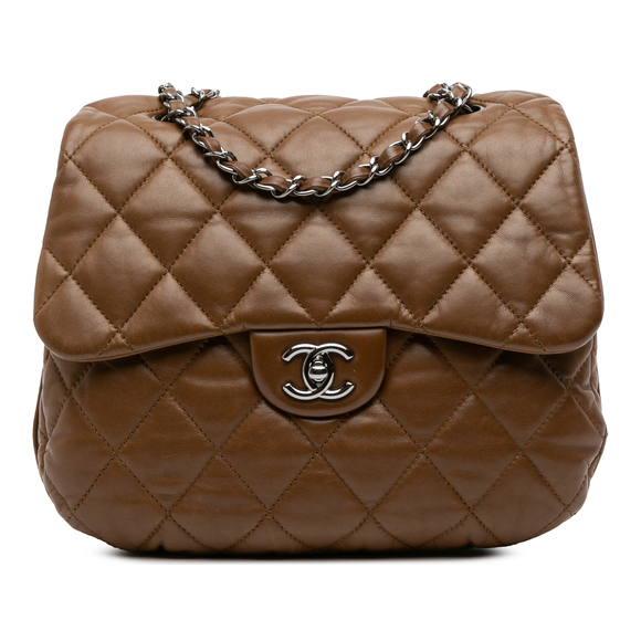 Pre-Loved Chanel CC Quilted Lambskin 3 Flap - Picture 1 of 11